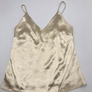 White Closet Tank yellow gold
